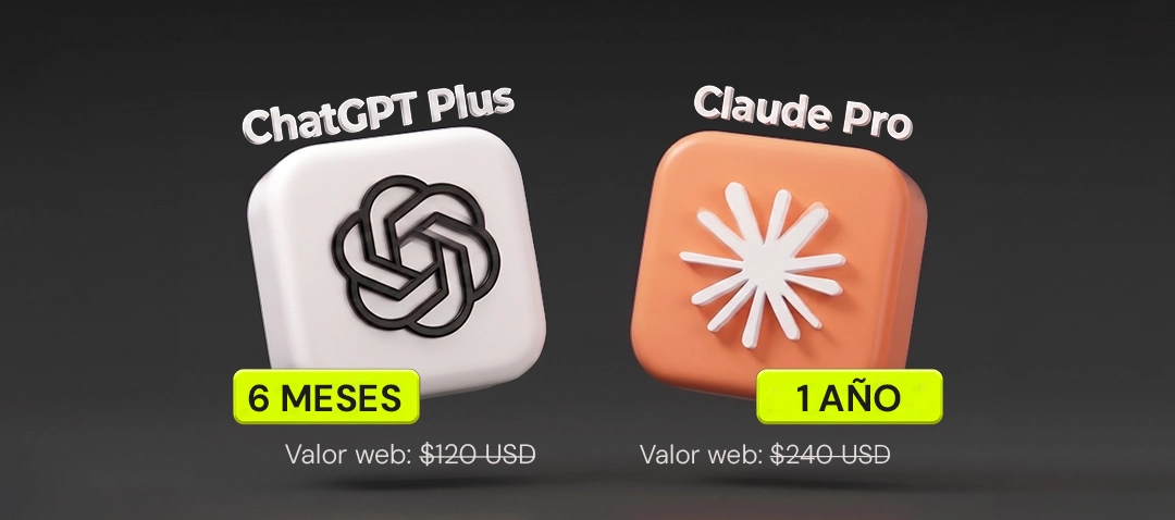 Premios Sorteo IA: ChatGPT Plus y Claude Pro